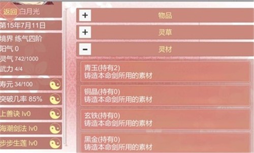 某某宗女修修炼手札2024截图