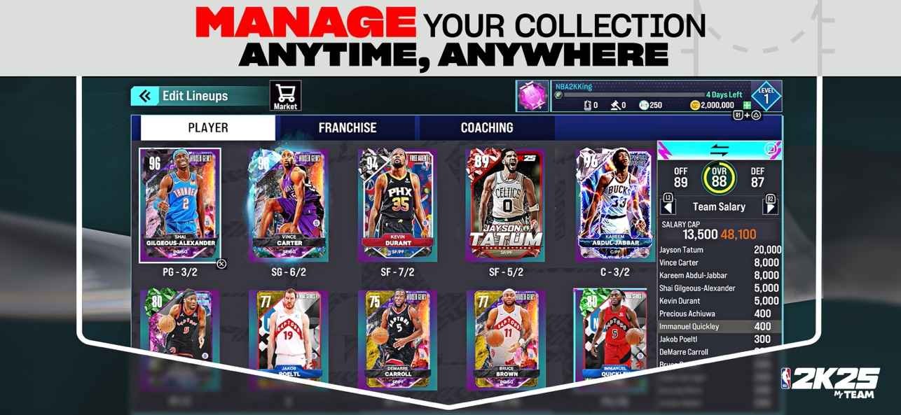 NBA2K25myteam截图