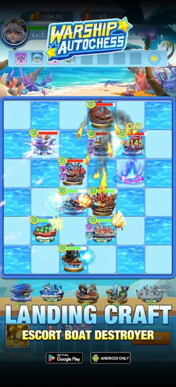 战舰自走棋PVE游戏官方版（Warship Auto Chess）图片1