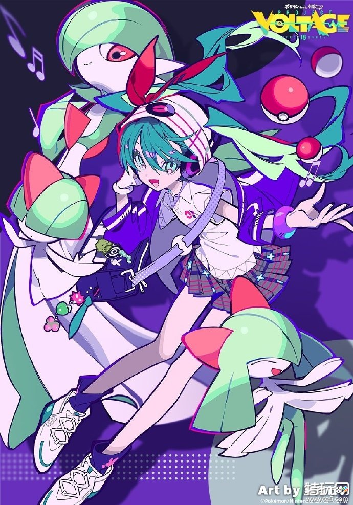 “初音未来x宝可梦”联动企划发布最新一弹应援插画