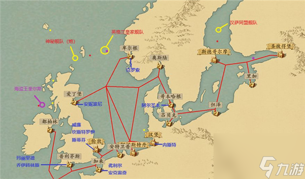 梦回大航海所有船员位置大全-全部船员分布位置图