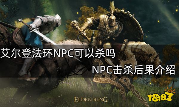 艾尔登法环NPC可以杀吗 NPC击杀后果介绍