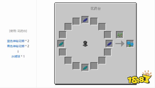 我的世界水绣球怎么产能 我的世界水绣球产能方法介绍