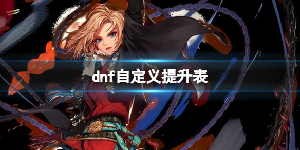 dnf自定义提升表-dnf自定义提升表分享 