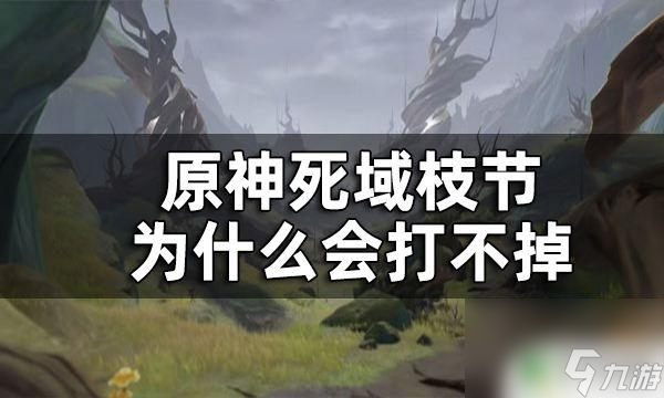 原神怎么清理树枝 原神死域枝节打不掉的原因是什么