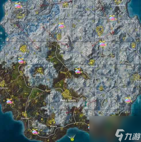 《pubg》米拉玛滑翔机刷新点一览