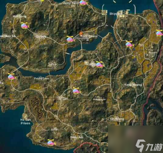 《pubg》米拉玛滑翔机刷新点一览