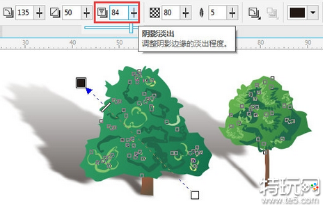 CorelDRAW怎么制作渐变投影效果 CorelDRAW渐变投影效果教程