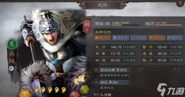 三国志战略版中马超带啥子战法