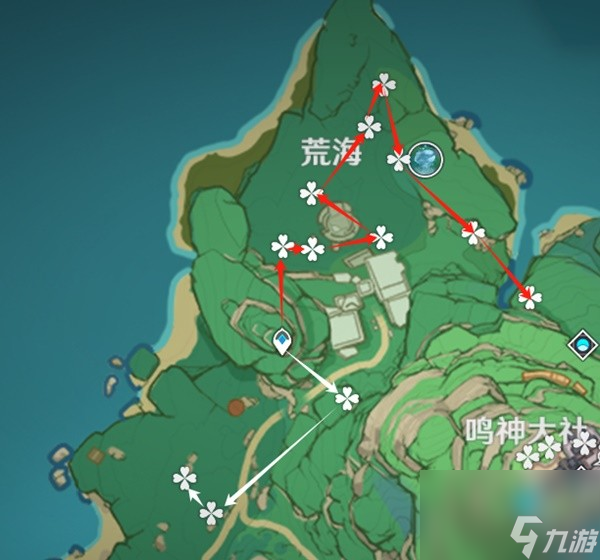 《原神》绯樱绣球快速采集路线 原神绯樱绣球怎么采集