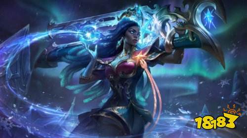 《LOL》2023北极星皮肤演示：在群星白雪中翩翩起舞