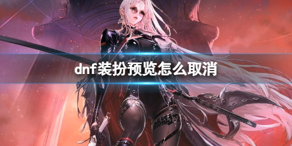 dnf装扮预览怎么取消-dnf装扮预览取消方法 