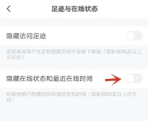《皮皮陪玩》隐藏在线状态方法
