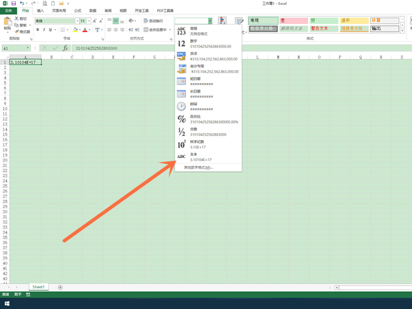 excel输入数字出现E+别的是为啥 