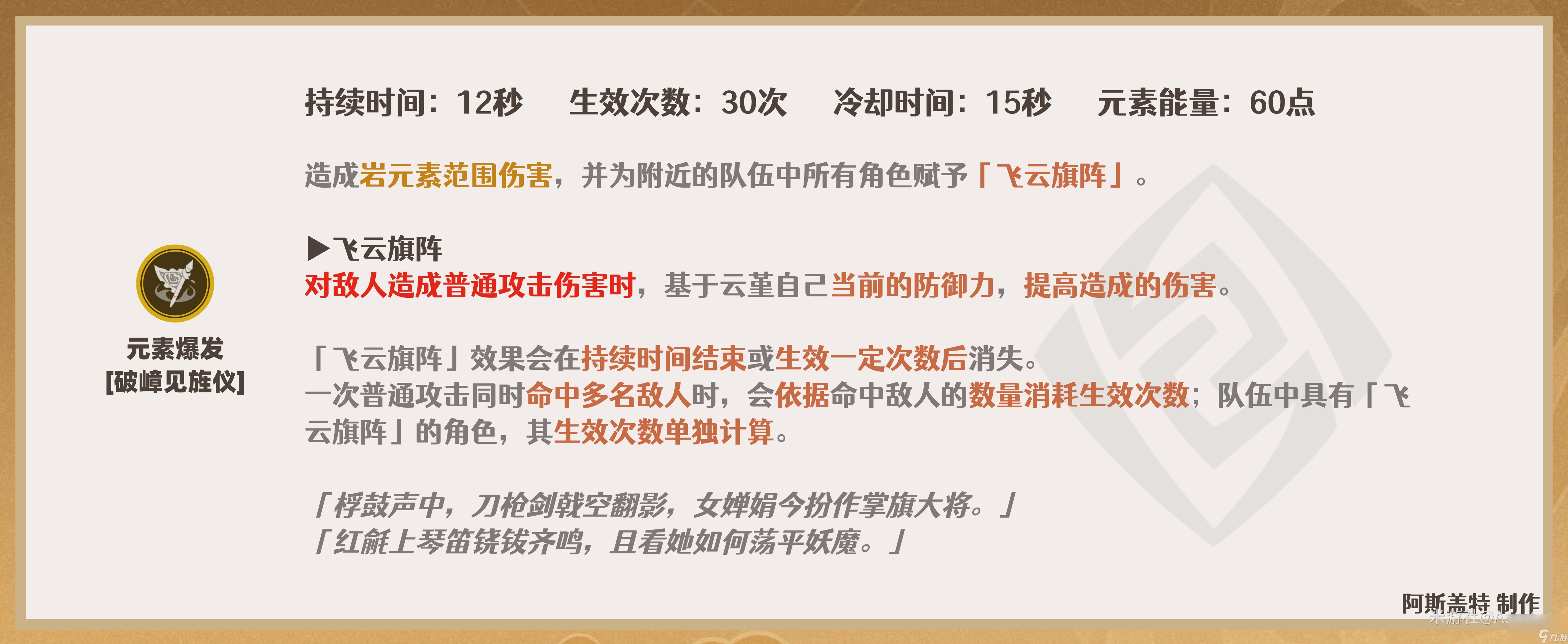 原神云堇的天赋技能效果是什么 云堇天赋技能解析