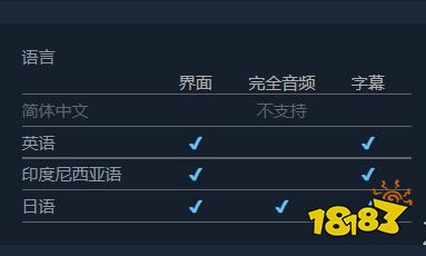 HoloParade游戏支持中文吗 HoloParade游戏语言介绍