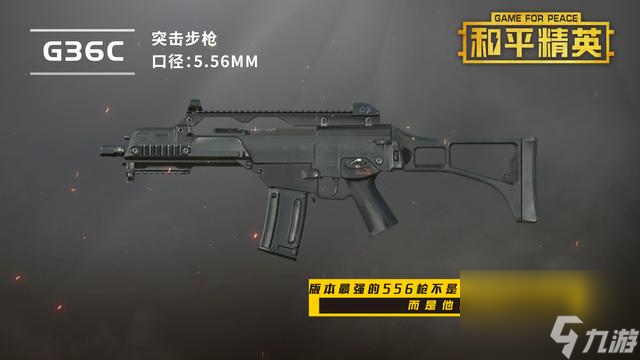 和平精英：版本最强的556枪不是M416也不是AUG，而是他——G36C