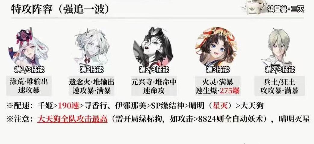 《阴阳师》超鬼王第一天阵容搭配攻略