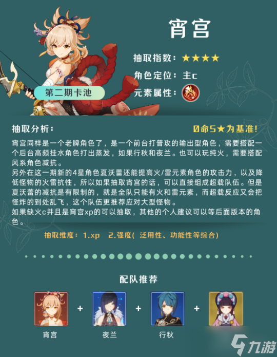 【原神】4.3版本（角色+武器）卡池抽取建议分析！