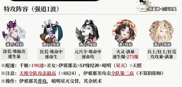 《阴阳师》超鬼王第一天阵容搭配攻略