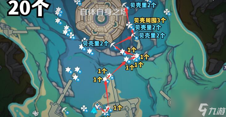 原神初露之源收集路线