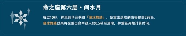 《原神》神里绫华角色分析及平民向配装推荐