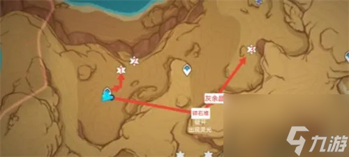 原神悼灵花采集路线