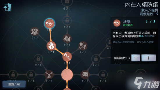 《第五人格》鹿头天赋加点推荐