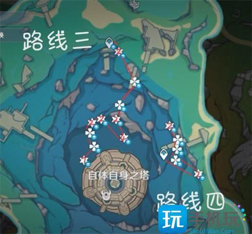 原神初露之源采集路线图3