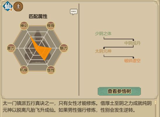 《了不起的修仙模拟器》太一门功法