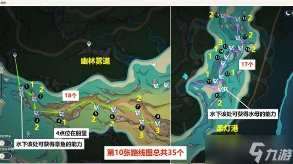 《原神》4.3版本原海异种密集点速刷路线介绍