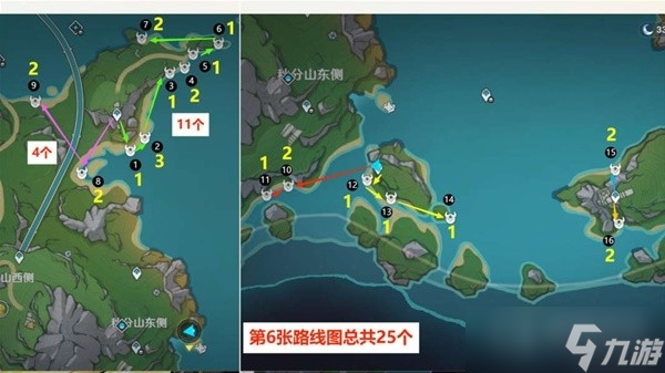 《原神》4.3版本原海异种密集点速刷路线介绍