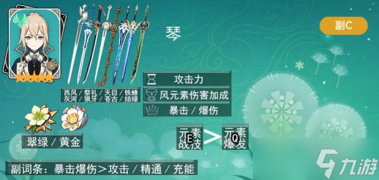 【原神】V4.3角色攻略 | 「琴」的全面解析攻略