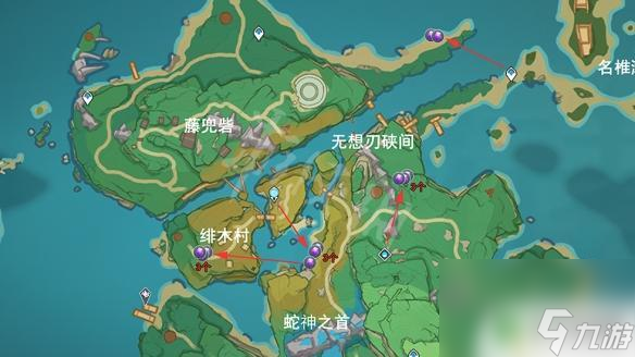 原神紫晶矿石采集路线 原神紫晶块采集路线分享