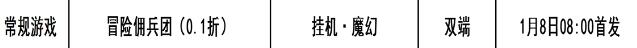 巴兔每日新游专栏1.8 冒险佣兵团极致割草版本