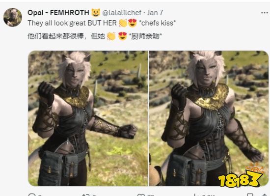 兽人控又狂喜了！《FF14》女硌狮族太香 玩家想入坑