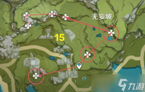 原神琉璃袋采集路线