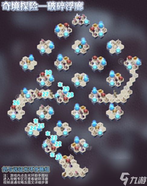 剑与远征破碎浮廊攻略路线图（剑与远征破碎浮廊通关走法）「干货」