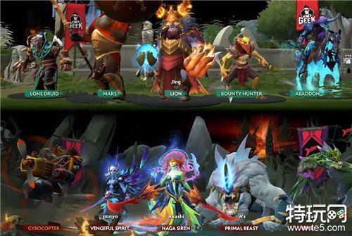 DOTA2BB别墅杯预选赛Geek进入下一轮 2-1战胜败者组Talon