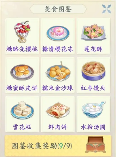 《浮生忆玲珑》美食铺子菜谱汇总