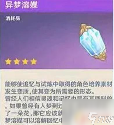 溶媒有什么作用原神 原神异梦溶媒用来合成什么