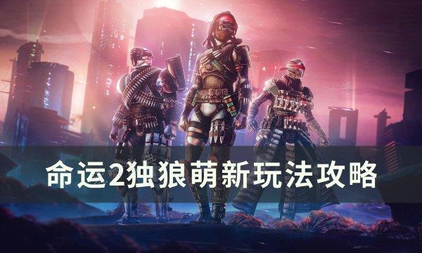 《命运2》独狼怎么玩？独狼萌新玩法分享 