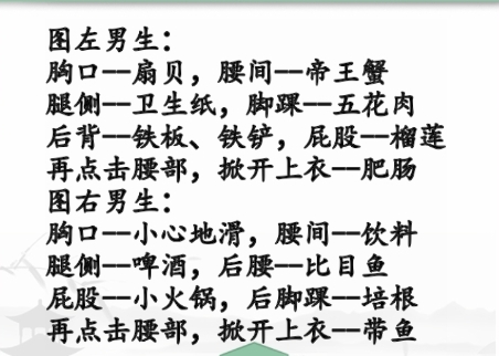 《汉字找茬王》自助餐高高手怎么通关