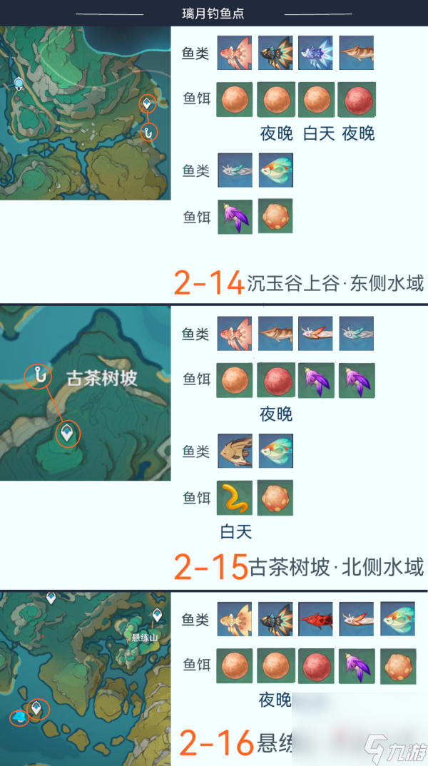 《原神》4.4新增钓鱼点位置介绍