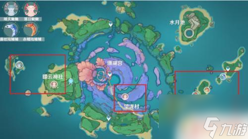 原神捕捉动物分布图 原神小动物分布位置图鉴