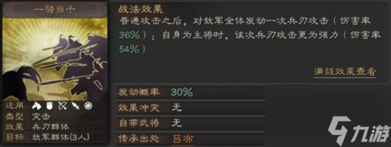 三国志战略版吕布战法