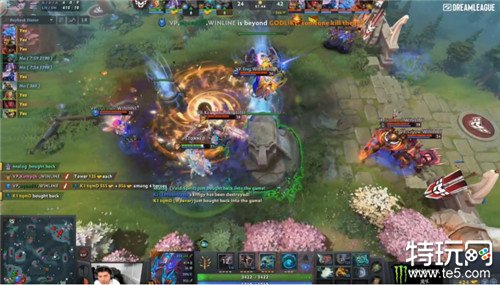 DOTA2梦幻联赛22季小组赛A组 老牌战队VP2-0战胜Heroic