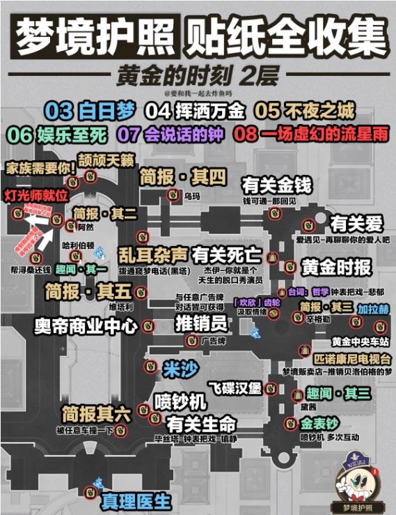 《崩坏星穹铁道》梦境护照贴纸全收集攻略