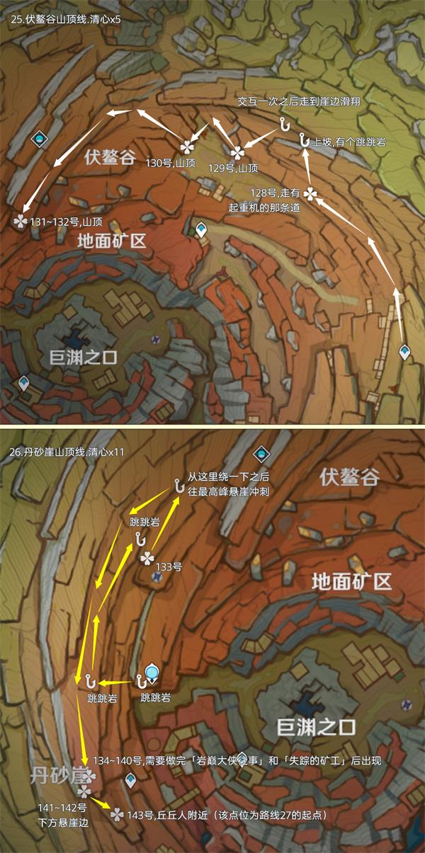 原神4.4魈突破材料在哪-十分钟168朵清心快速采集攻略图十