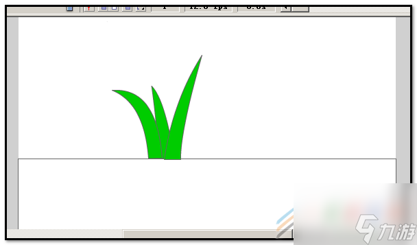 flash如何画绿色的小草